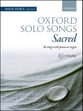 Oxford Solo Songs: Sacred Vocal Solo & Collections sheet music cover